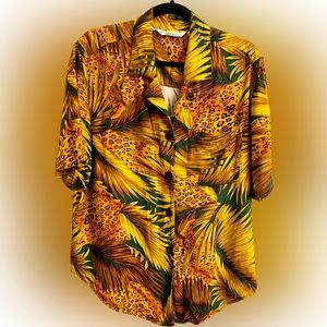 Wild Retro Rayon Blouse